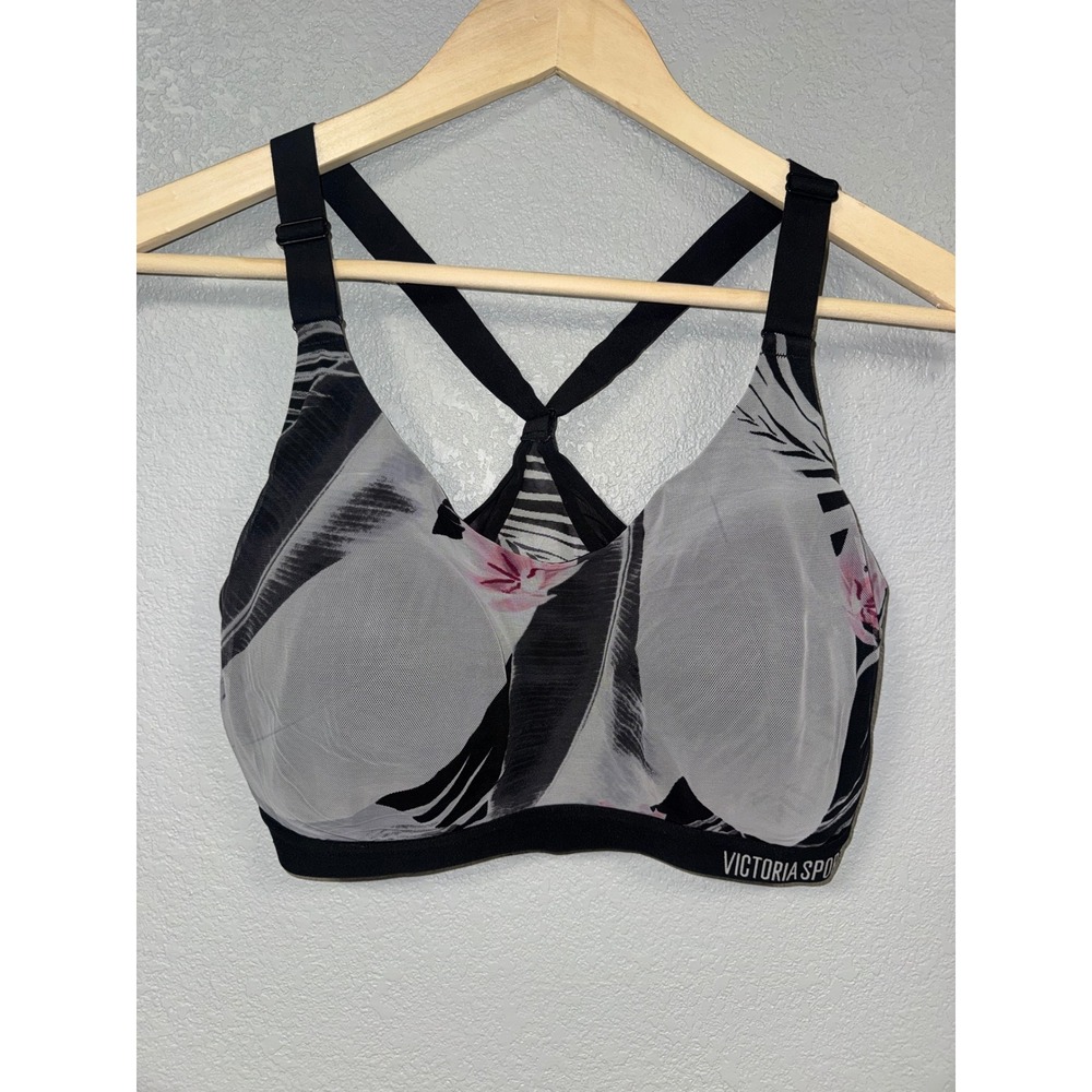 Victoria Sport by Victoria's Secret Tropical Floral Mesh Sports Bra‎ 36D